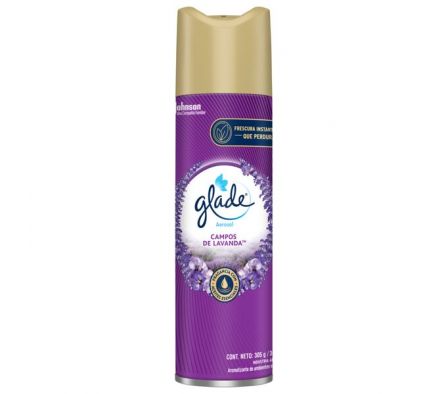 DESODORANTE AMBIENTE GLADE CAMPOS DE LAVANDA 360ML