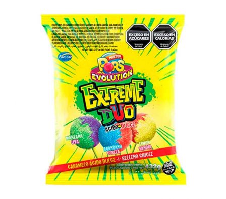 CHUPETIN ARCOR EXTREME DUO 432GR