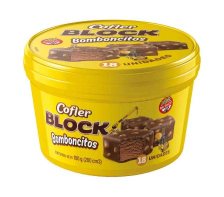 HELADO BLOCK BOMBONCITOS CHOCOLATE 180GR