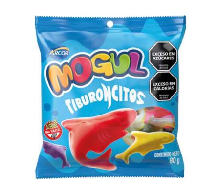 MOGUL TIBURONCITOS 80GR.