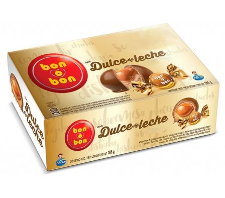 BOMBON BON O BON CHOCOLATE C/DULCE DE LECHE 18X16G