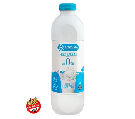 LECHE DESCREMADA LA SERENISIMA BOTELLA  1LT