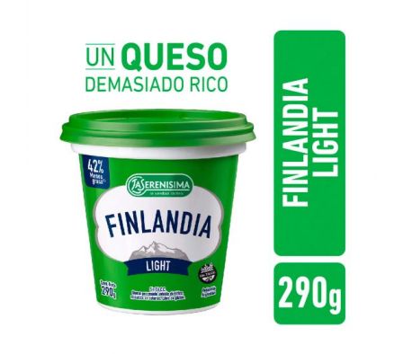 LA SERENISIMA QUESO PROCESADO FINLANDIA LIGHT 290G