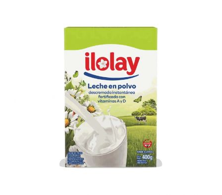LECHE EN POLVO ILOLAY DESCREMADA VITA 400GR
