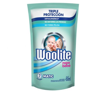 JABON LIQUIDO WOOLITE P/ROPA BEBE 450 ML
