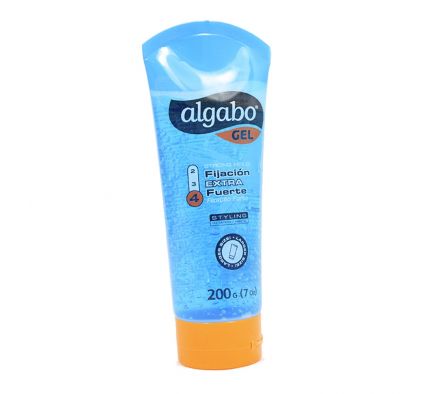 GEL FIJADOR CAPILAR ALGABO AZUL 200 GR