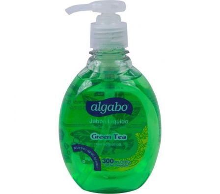 JABON LIQUIDO ALGABO GREEN TEA 300  ML *6