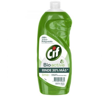 DETERGENTE CIF BIOACTIVE LIMA 750ML