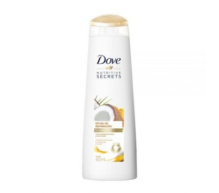 SHAMPOO DOVE RITUAL DE REPARACION COCO 400ML