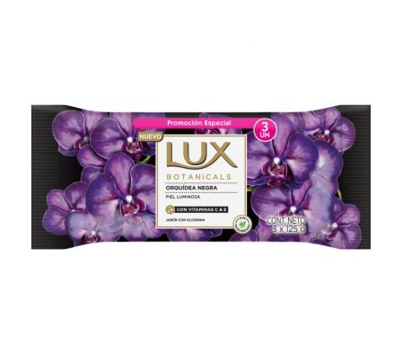 JABON TOCADOR LUX ORQUIDEA NEGRA 3X125G