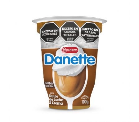 POSTRE DANETTE DULCE DE LECHE 100GR
