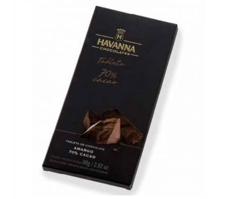 HAVANNA TABLETA CACAO AL 70% 80 GR