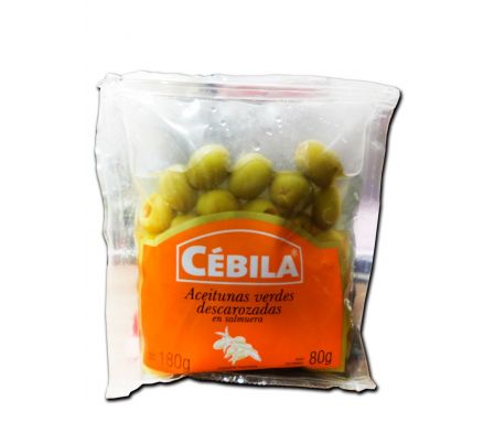 CEBILLA ACEITUNA VERDE SACHET 80 GR