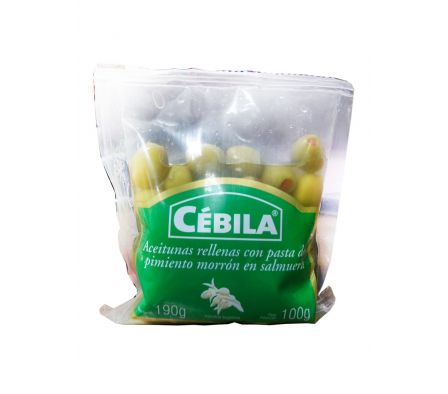 CEBILLA ACEITUNA RELL SACHET 100 GR *18