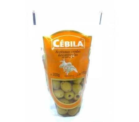 ACEITUNAS VERDES DESCAR. CEBILA SACH. 150GR.