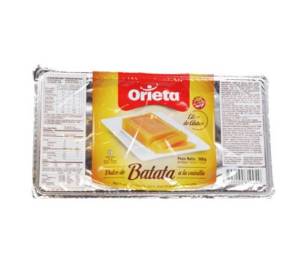 ORIETA DULCE DE BATATA VAINILLA 500 GR
