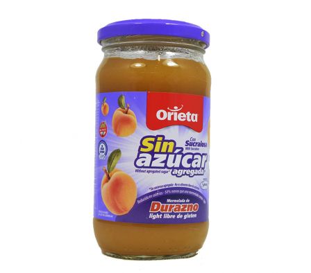 ORIETA MERMELADA PRO-DIABET DURAZNO 340GR