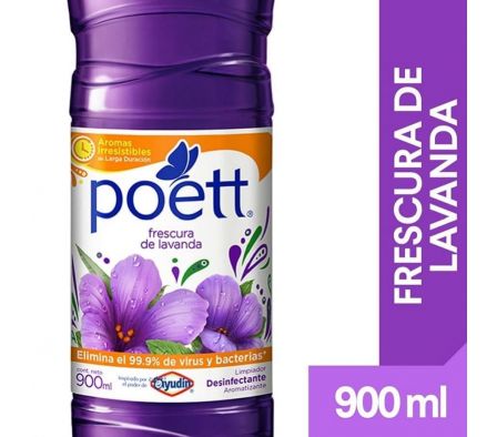 LIMPIADOR POETT LAVANDA DESINFECTANTE 900ML