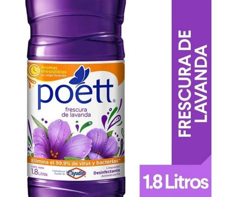 LIMPIADOR POETT LAVANDA DESINFECATANTE 1.8LT