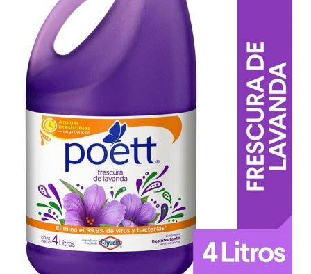 LIMPIADOR POETT LAVANDA DESINFECTANTE 4LT