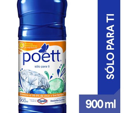 LIMPIADOR POETT SOLO PARA TI DESINFECTANTE 900ML