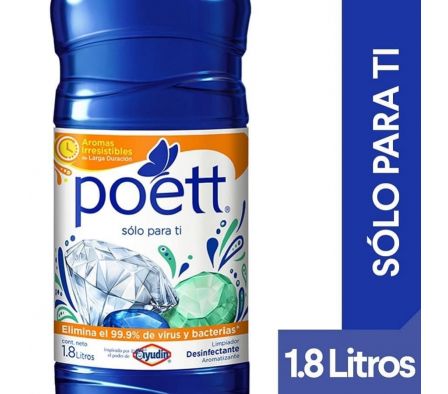 LIMPIADOR POETT SOLO PARA TI DESINFECTANTE 1.8LT