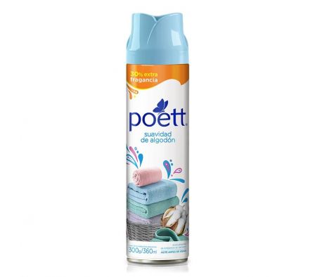 DESODORANTE AMB. POETT SUAVIDAD DE ALGODON 360ML