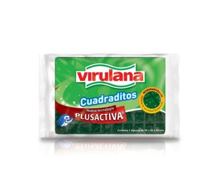 ESPONJA VIRULADA CUADRICULADA X UND