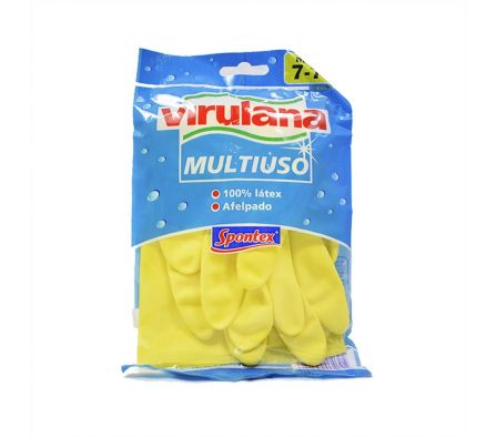 GUANTES VIRULANA DE LATEX MEDIANO