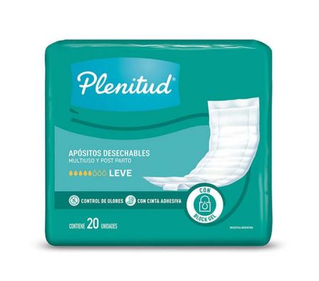 PAÑAL PARA ADULTO PLENITUD POST PARTO 20UNID