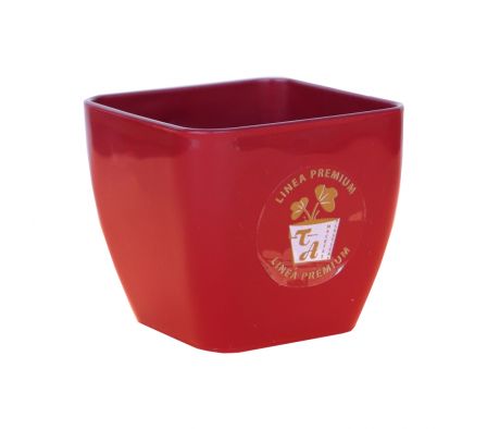 MACETA PREMIUN CUADRADA BORDO N°8