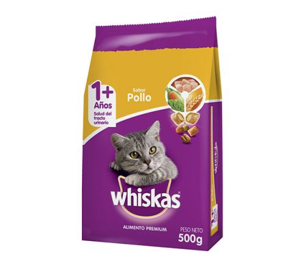 ALIM.P/GATO WHISKAS POLLO 500 GRS