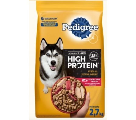 ALIMENTO P/PERROS PEDIGREE HIGH PROTEIN 2,7KG