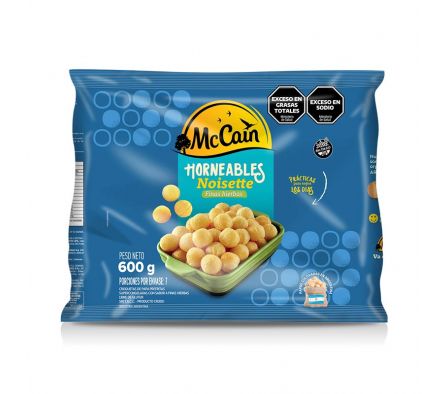 PAPAS FRITAS MCCAIN CLASICAS NOISETTE 600GR