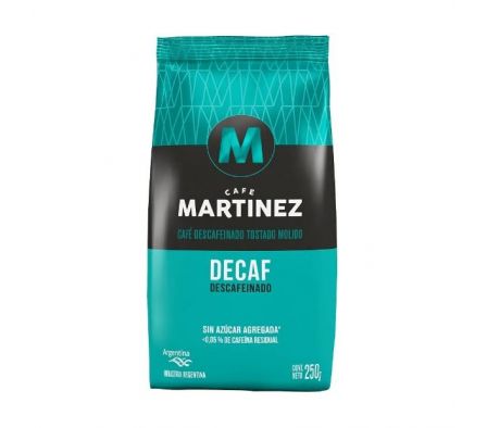 CAFE MARTINEZ TOSTADO MOLIDO 250 GR.
