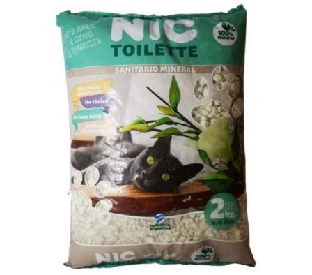 PIEDRITAS SANITARIAS NIC MINERAL GATOS 2KG