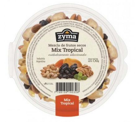 MEZCLA DE FRUTOS SECOS MIX TROPICAL 150GR