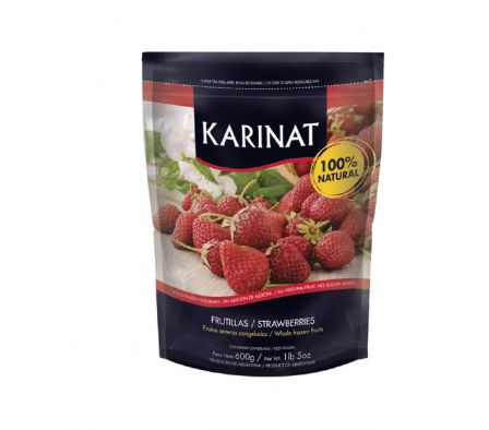 FRUTILLAS CONGELADAS KARINAT 600GR
