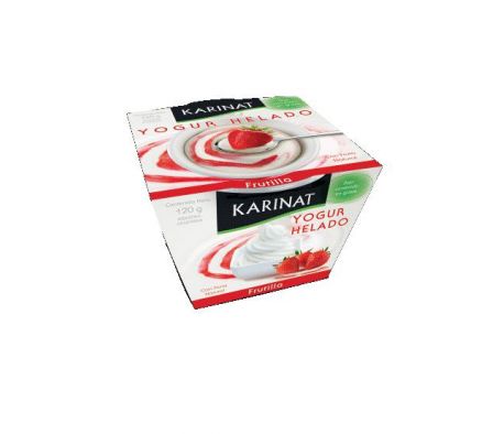 YOGUR HELADO KARINAT SABOR FRUTILLA 120GR