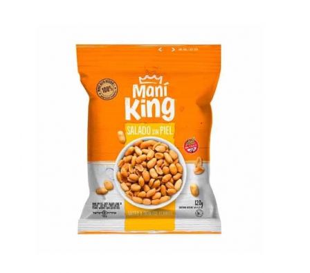 MANI MANI KING SALADO SIN PIEL 120GR