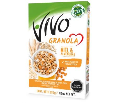 VIVO GRANOLA MIEL&ALMENDRAS 370GR (12)