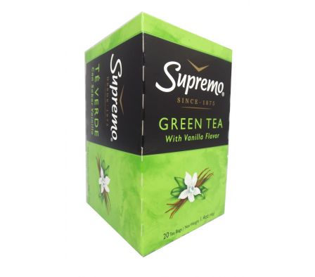 TE SUPREMO VERDE CON VAINILLA 20 SAQUITOS