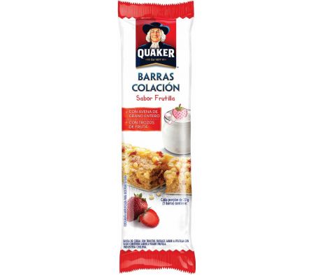 BARRA QUAKER FRUTILLA C/CREMA 18GR