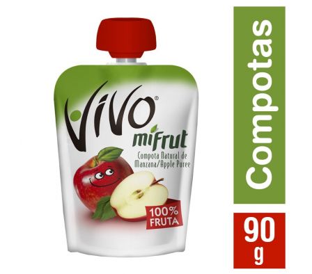 VIVO JUGO MIFRUT MANZANA 36*90GR
