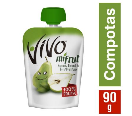 VIVO JUGO MIFRUT PERA 36*90GR