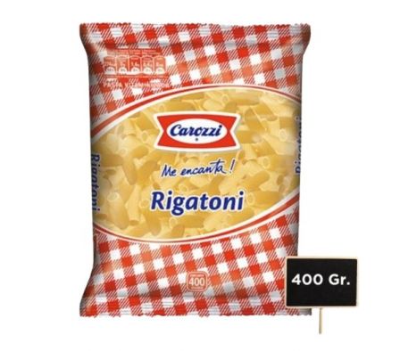 FIDEOS CAROZZI  RIGATONI 400 GR