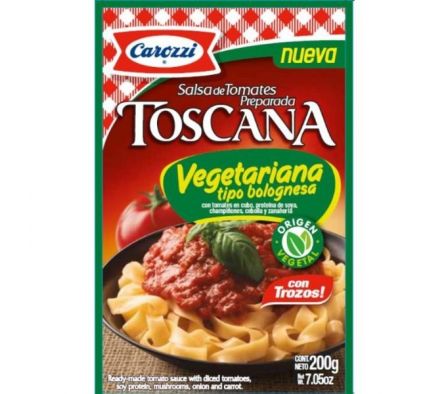 SALSA CAROZZI TOSCANA BOLOG.VEGETARIA 200 GR
