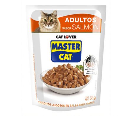 ALIM.P/GATO TROCITOS MASTER CAT SALMON 85 GRS 