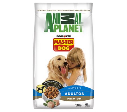 ALIM.P/PERRO MASTER DOG ADULTO POLLO ARROZ 9KG