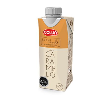 LECHE CON CAFE SEMIDESCREMADO SABOR CARAMELO 330ML